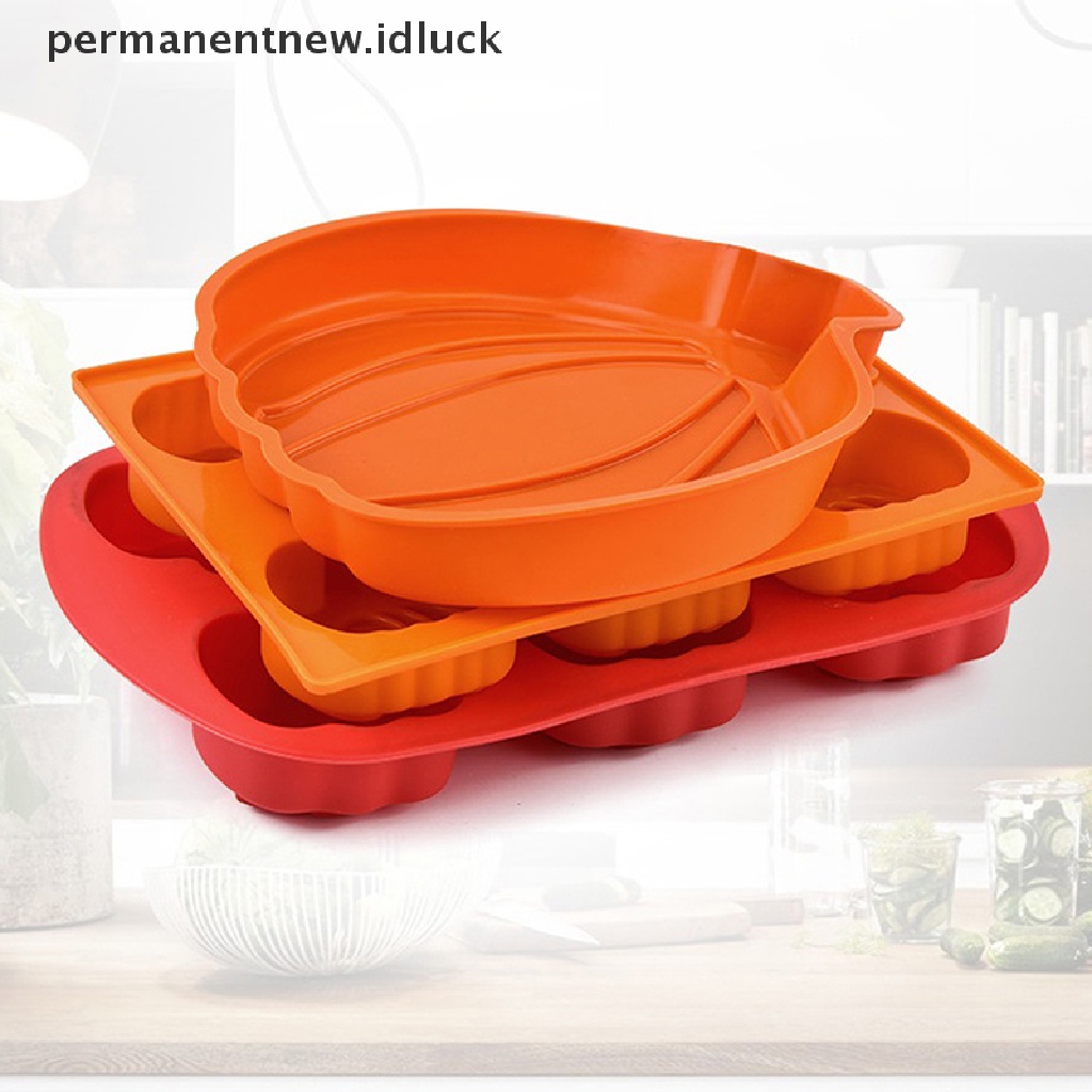 Cetakan Kue Bentuk Labu Halloween Bahan Silikon Untuk Dekorasi