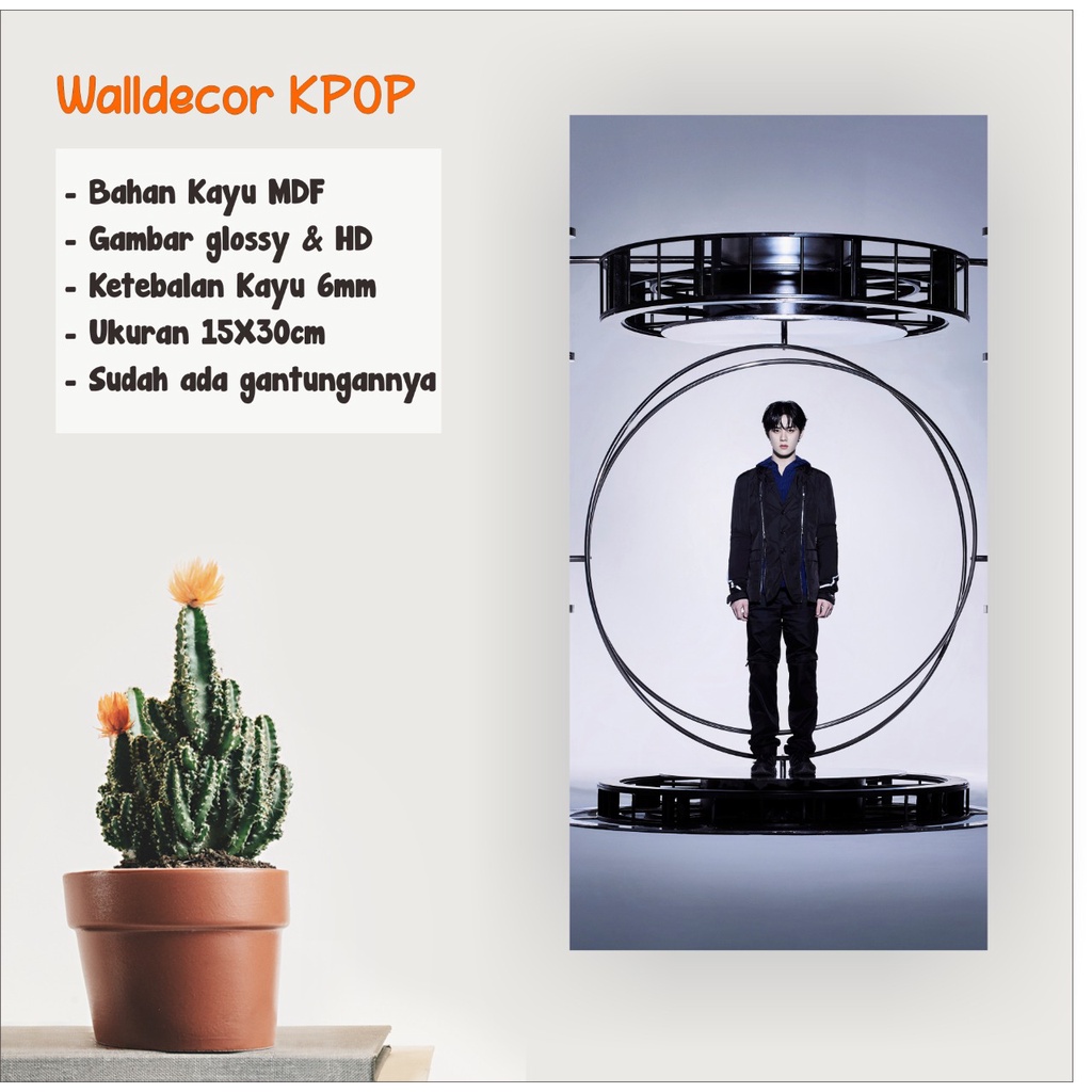 WALLDECOR NCT 2021 KUN UKURAN 15X30 CM WALL DECOR POSTER KAYU HIASAN DINDING KPOP