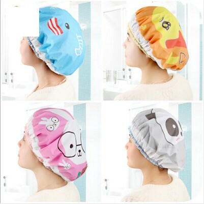 Topi Keramas Shower Cap Penutup Rambut Topi Mandi Karakter Kartun Motif Random  Penutup Rambut Topi Mandi Masak Tahan Air Shower Cap Bathing Hat  Penutup Rambut Topi Mandi Masak Tahan Air Shower Cap Bathing Hat Topi Mandi Anti Air / Shower Cup KarakteR