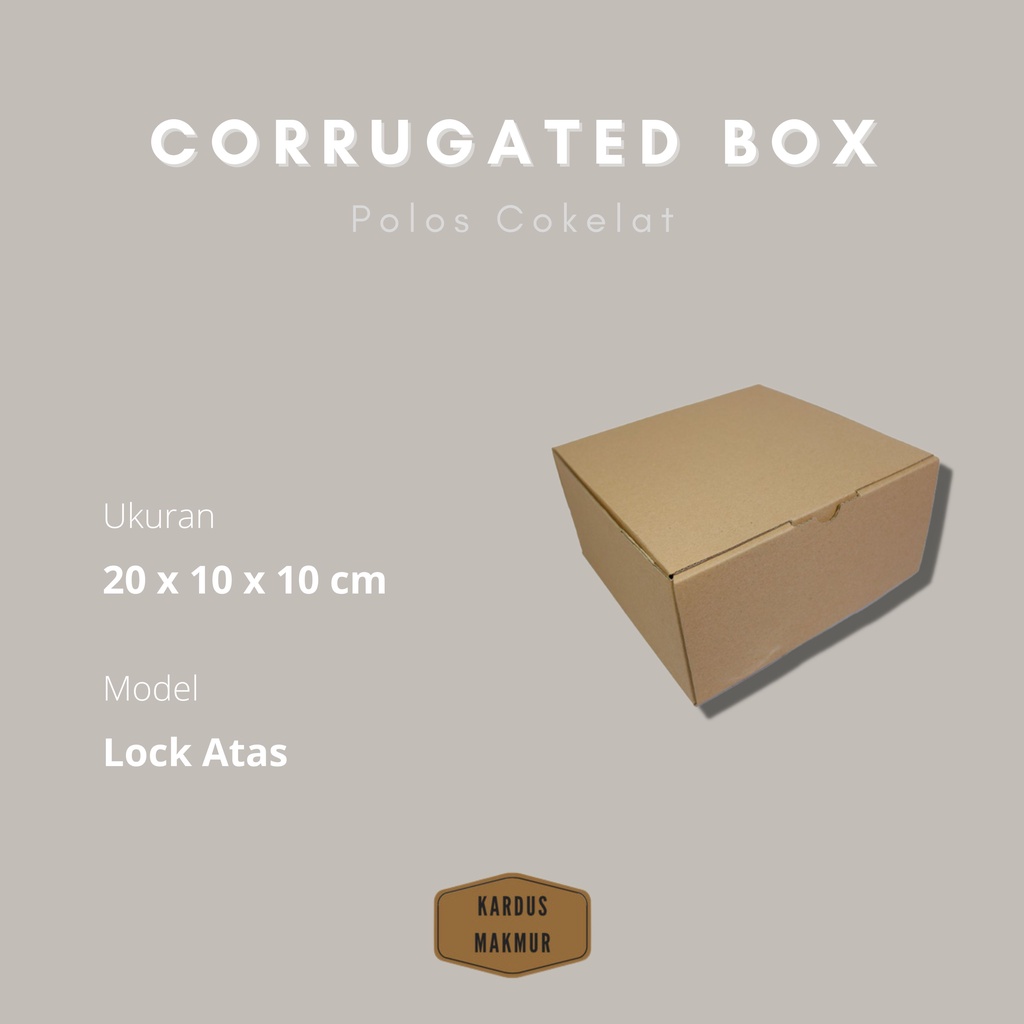 

uk 20x10x10cm , model kunci atas, kotak kardus / karton pizza die cut