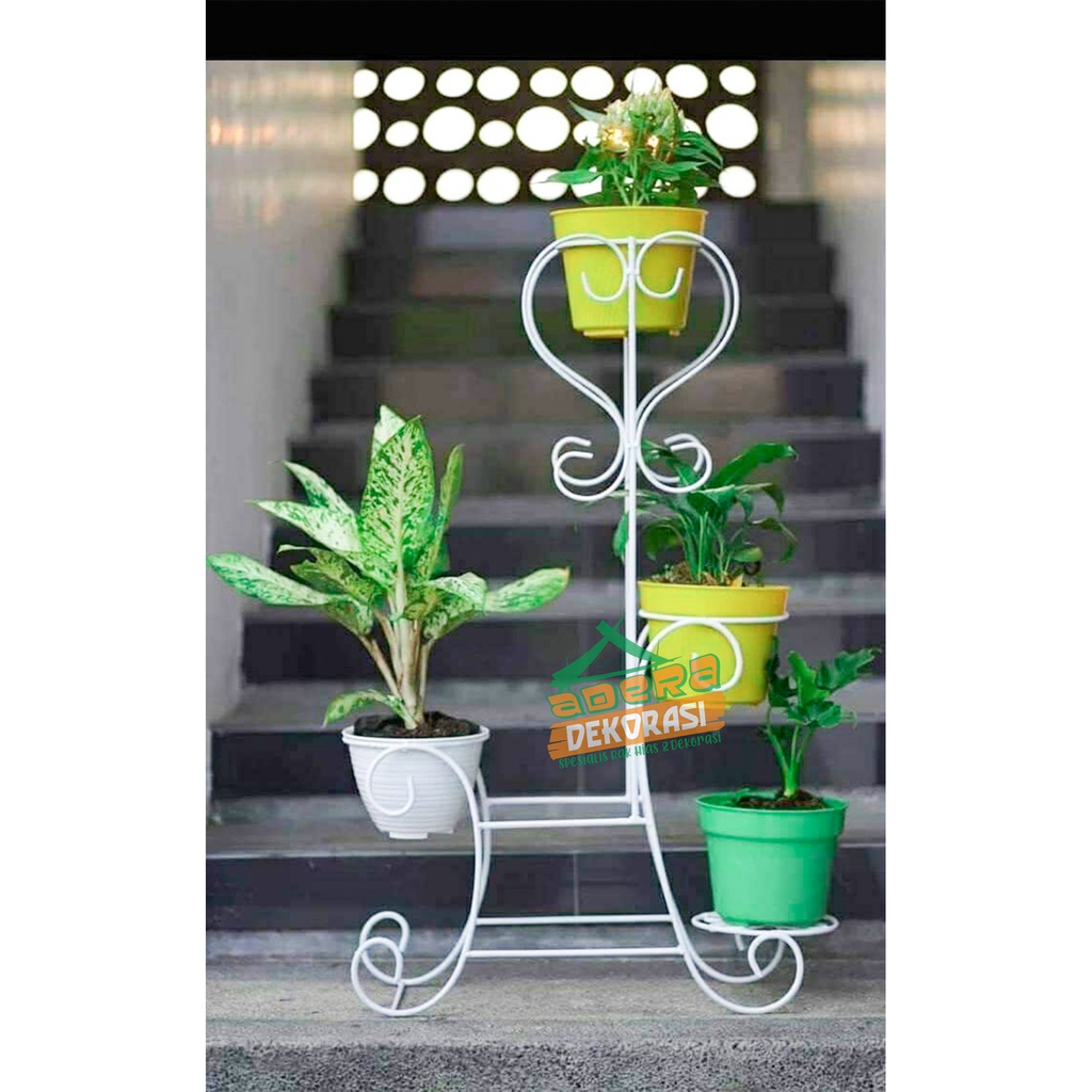 Rak Bunga - Rak Tanaman Hias - Rak bunga hias - Standing pot - Hiasan taman
