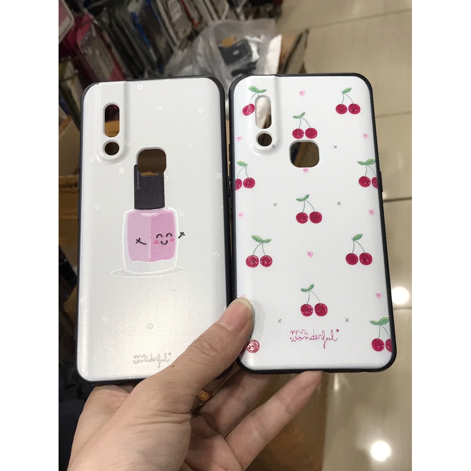 Softcase acrylic motif flower flamingo kawai case for vivo v15