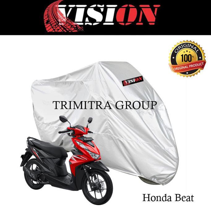 Sarung Motor Matic / Cover Penutup Tutup Motor Beat Silver Vision - Silver