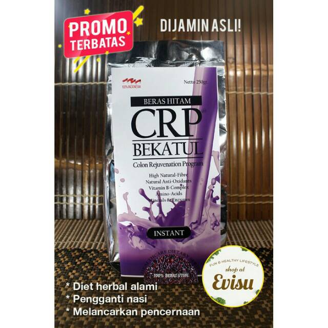 Crp Bekatul Hitam Diet Herbal Pelangsing Tubuh Detox Pengganti Nasi Harga Promo Shopee Indonesia