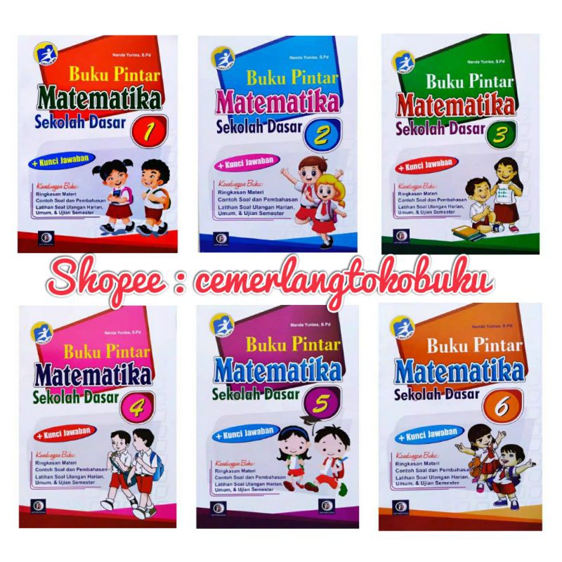Jual Buku Materi Dan Soal Buku Matematika Sd Kelas 1 2 3 4 5 6 Plus Kunci Jawaban Pembahasan Indonesia Shopee Indonesia