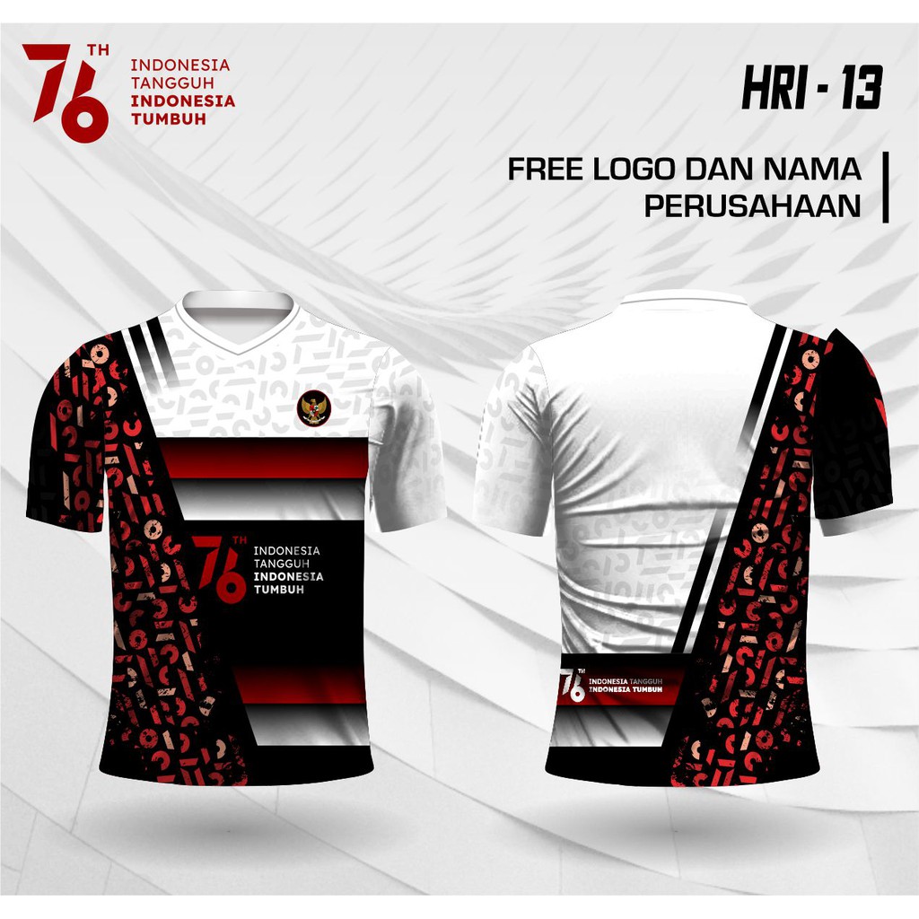 Kaos Jersey HUT RI ke 76 HRI-13