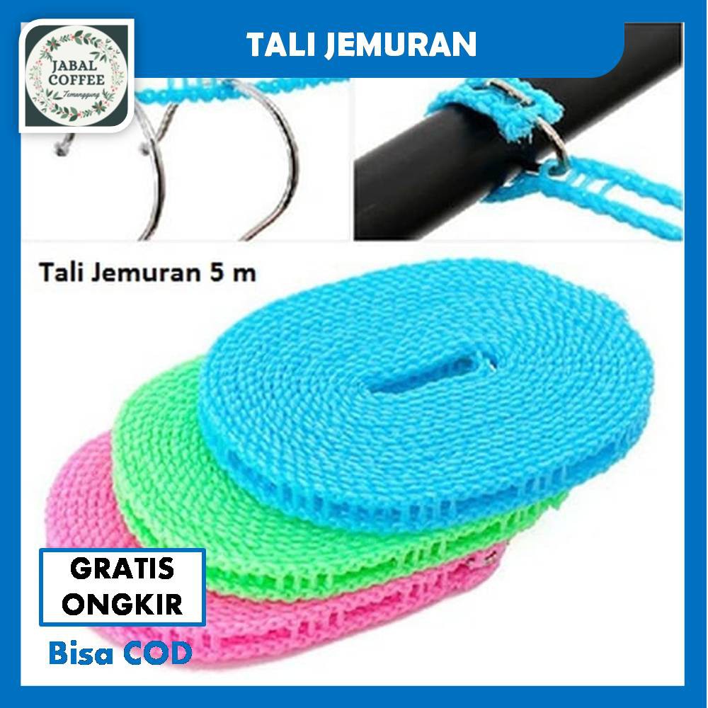 Tambang Jemuran / Tali Jemuran / Tali 5 Meter Praktis / Tali Jemuran 5 Meter / Tali Jemuran J81