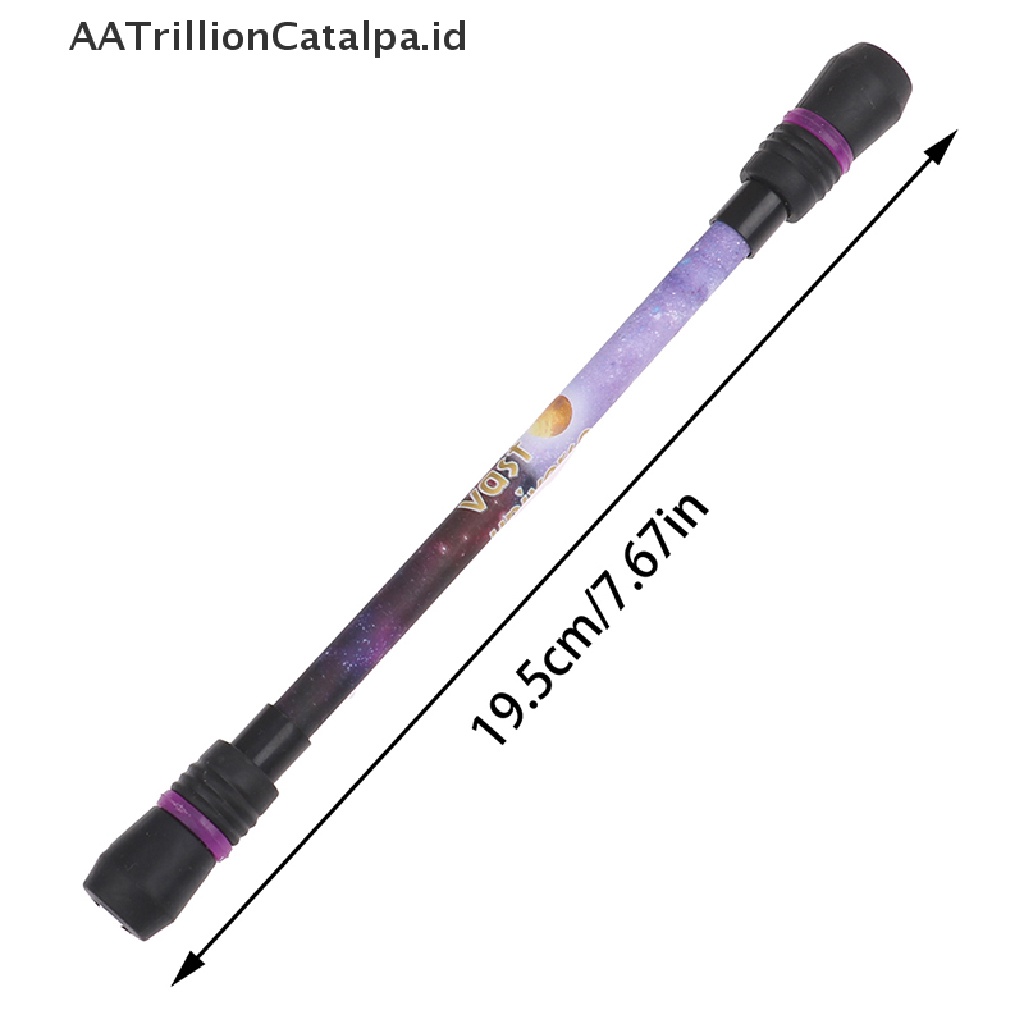 (AATrillionCatalpa) Pulpen Gaming Putar Dengan Lampu Untuk Mainan Anak / Pelajar