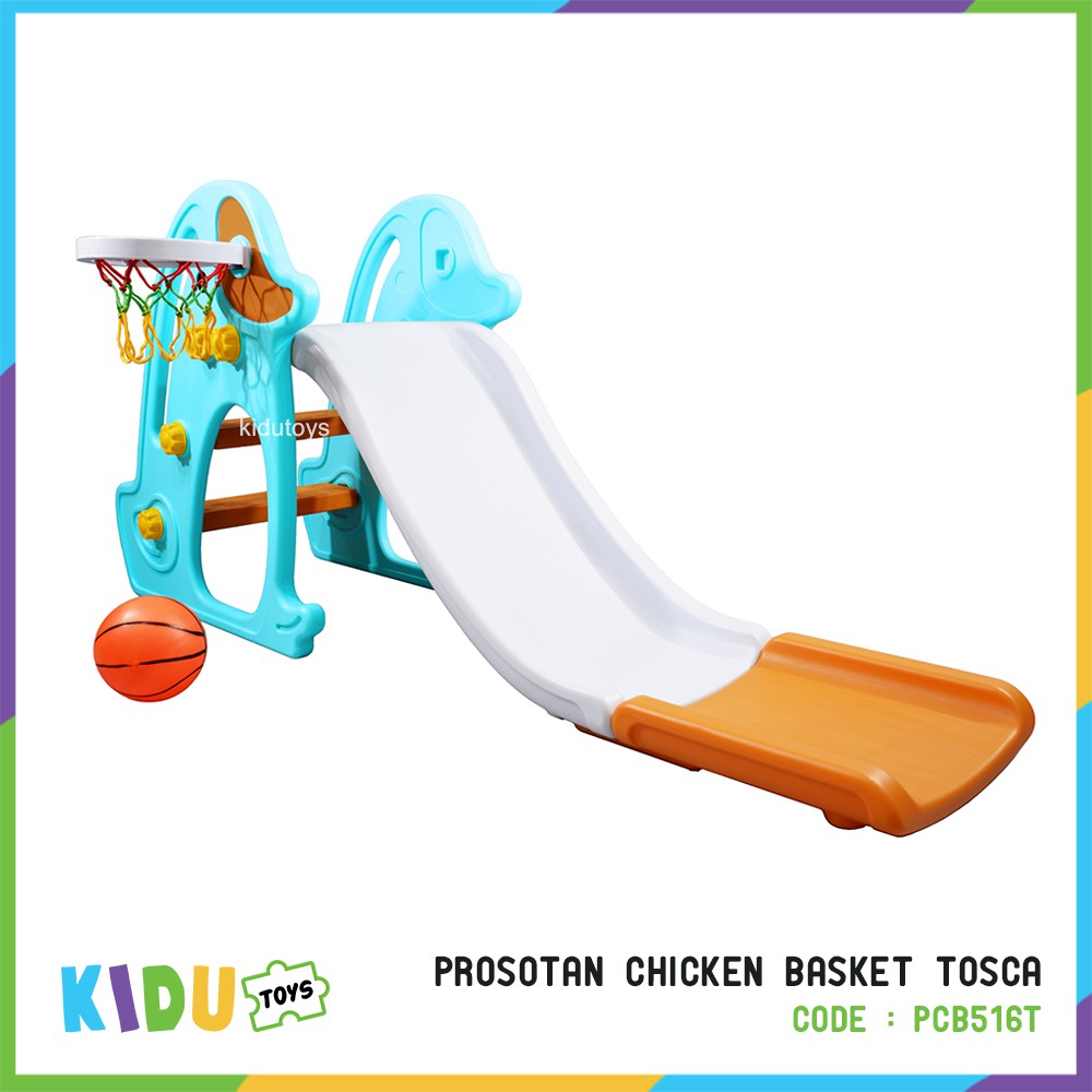 Prosotan Anak Ring Basketball / Seluncuran Anak / Chicken Basket Kidu Toys