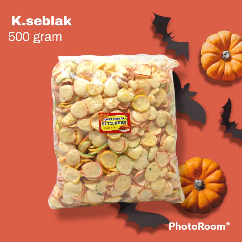 

Krupuk seblak si tileung 500gram/seblak kering bandung