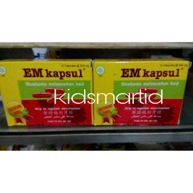 EM KAPSUL / Kapsul Pelancar Haid
