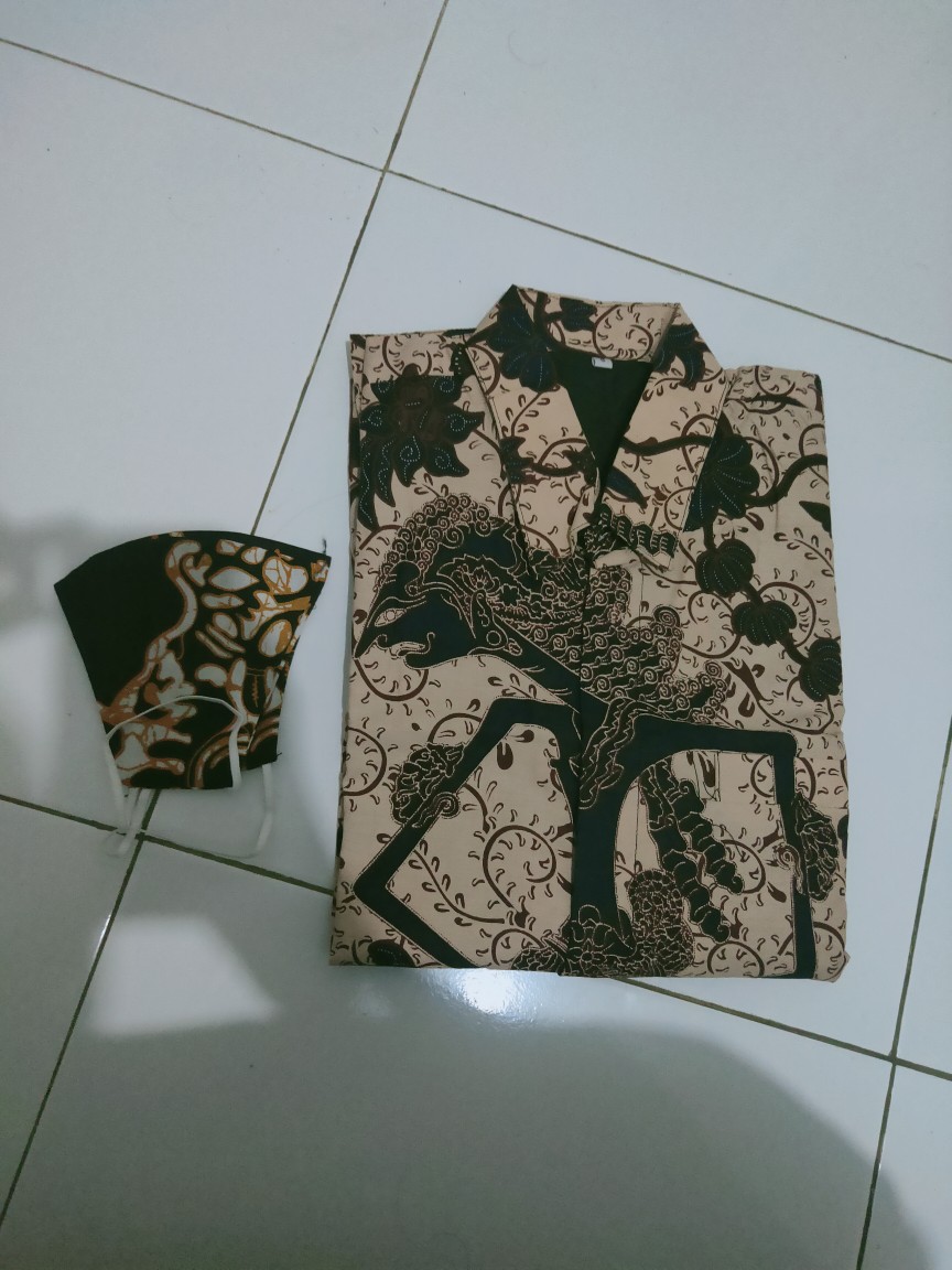 Harjunososro Mocca Kemeja Batik Pria Panjang Full Furing By Dewo