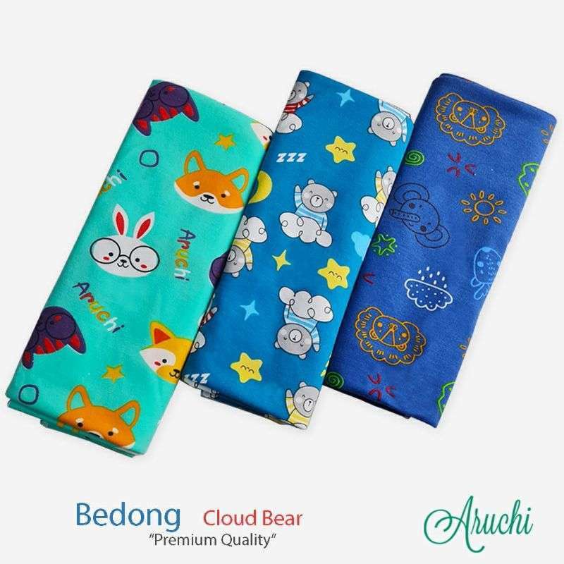 3pcs Bedong Bayi Aruchi Bahan Lembut &amp; Nyaman