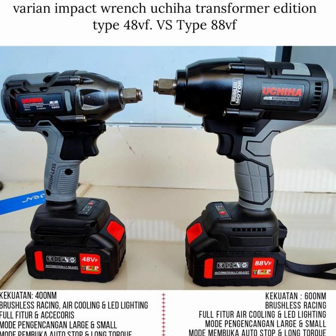 ------] MESIN CORDLESS DRILL IMPACT WRENCH buka baut ban mobil uchiha