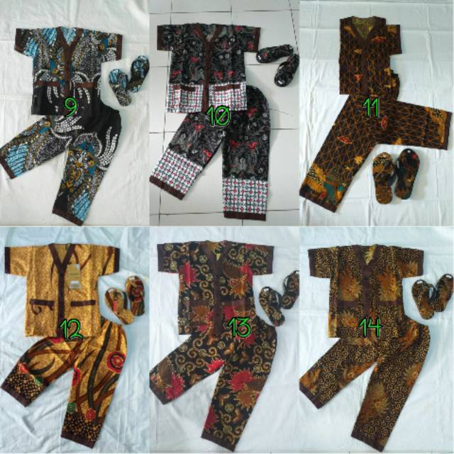 Grosir Setelan Batik - Setelan Batik Anak - Free Sandal Batik Jb5VmaIAQq3mY