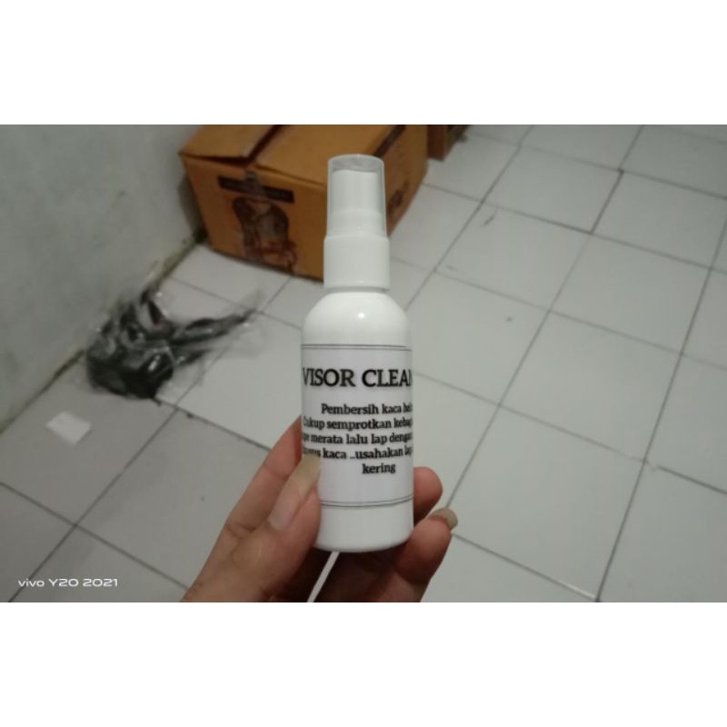 visor cleaner/pembersih kaca helm