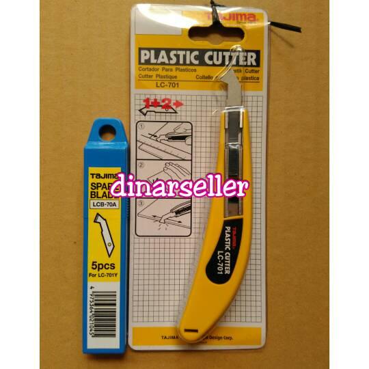 

Tajima Cutter Mika / Pisau Potong Acrylic Set Komplit Refill 5Pcs Termurah