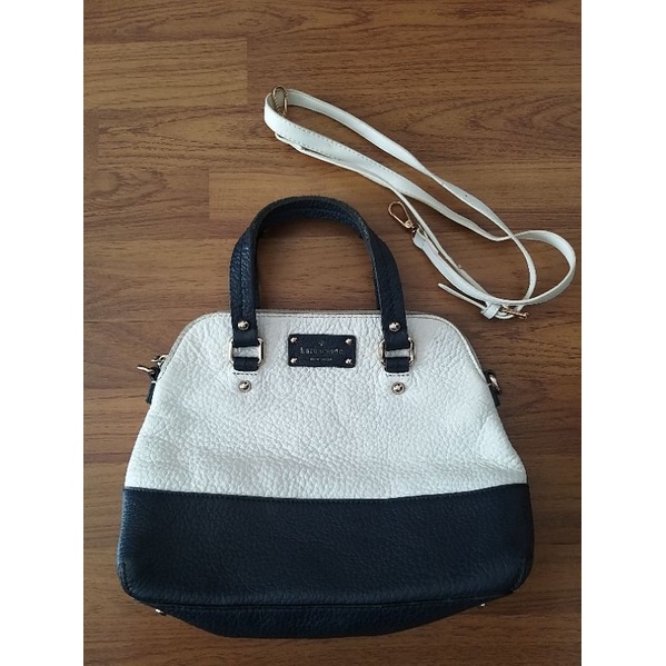 Sale Kate Spade 2 tones tote bag preloved (nett, no nego)