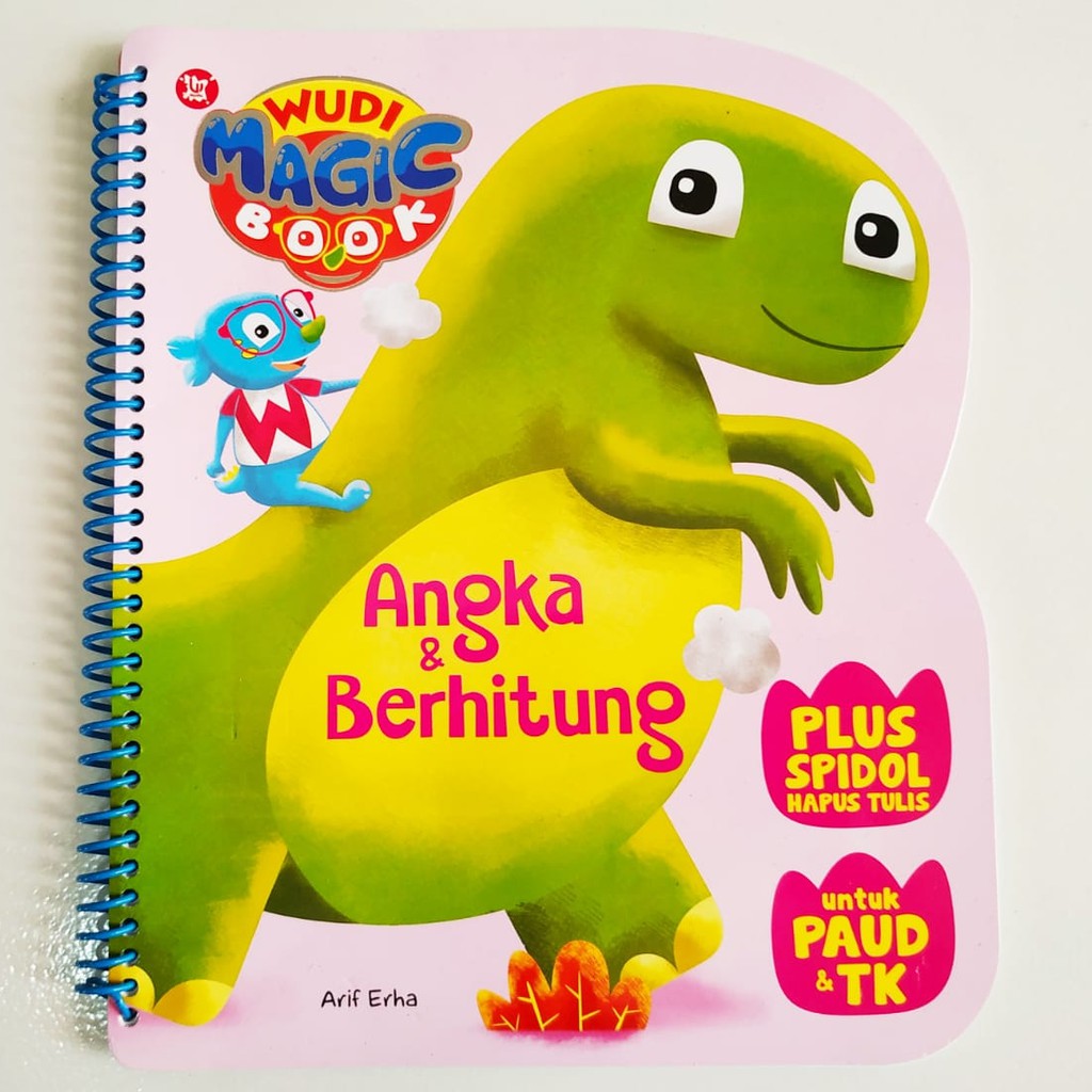 

Wudi Magic Book Angka Dan Berhitung plus spidol hapus tulis. AGR