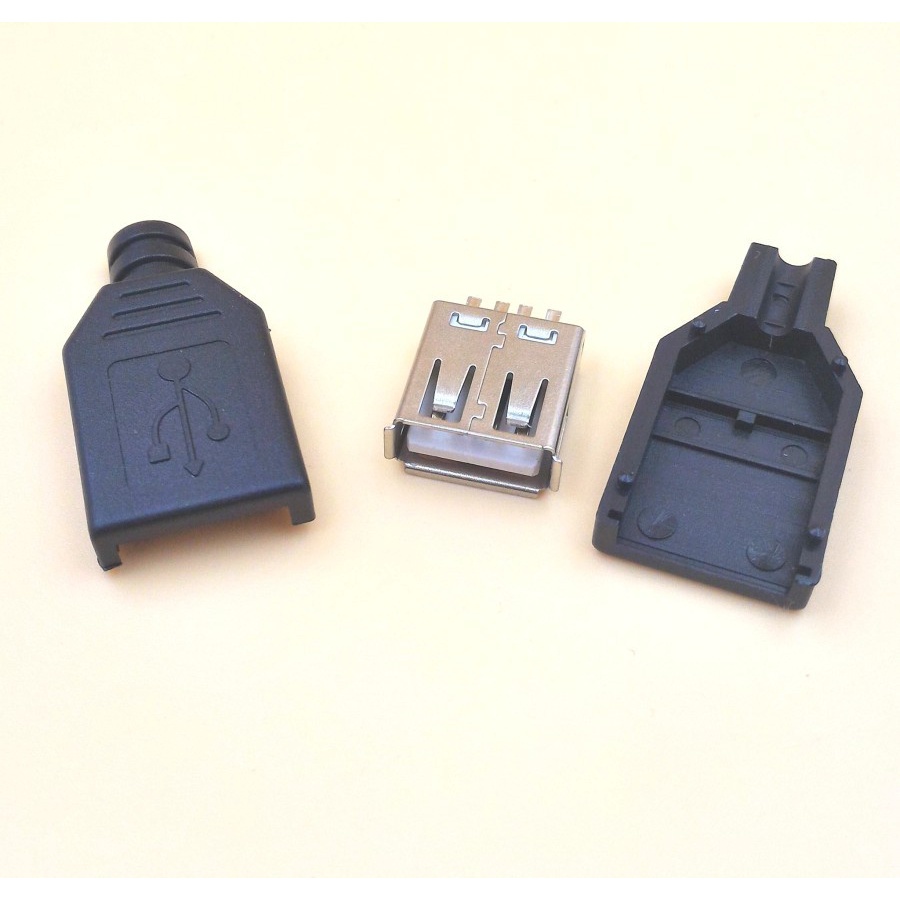 USB socket connector Female plug - Soket USB kosong tipe Betina