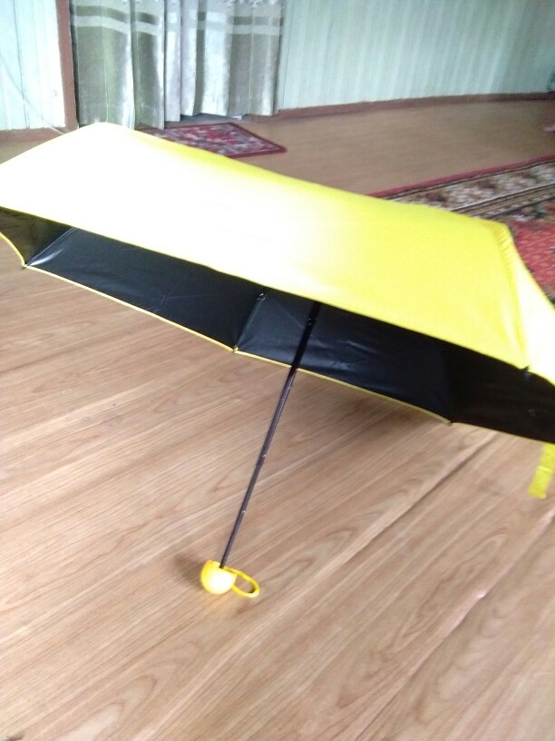 Payung Kapsul Payung Lipat Payung Anti Hujan Uv Bentuk Capsule Minimalis Payung Mini