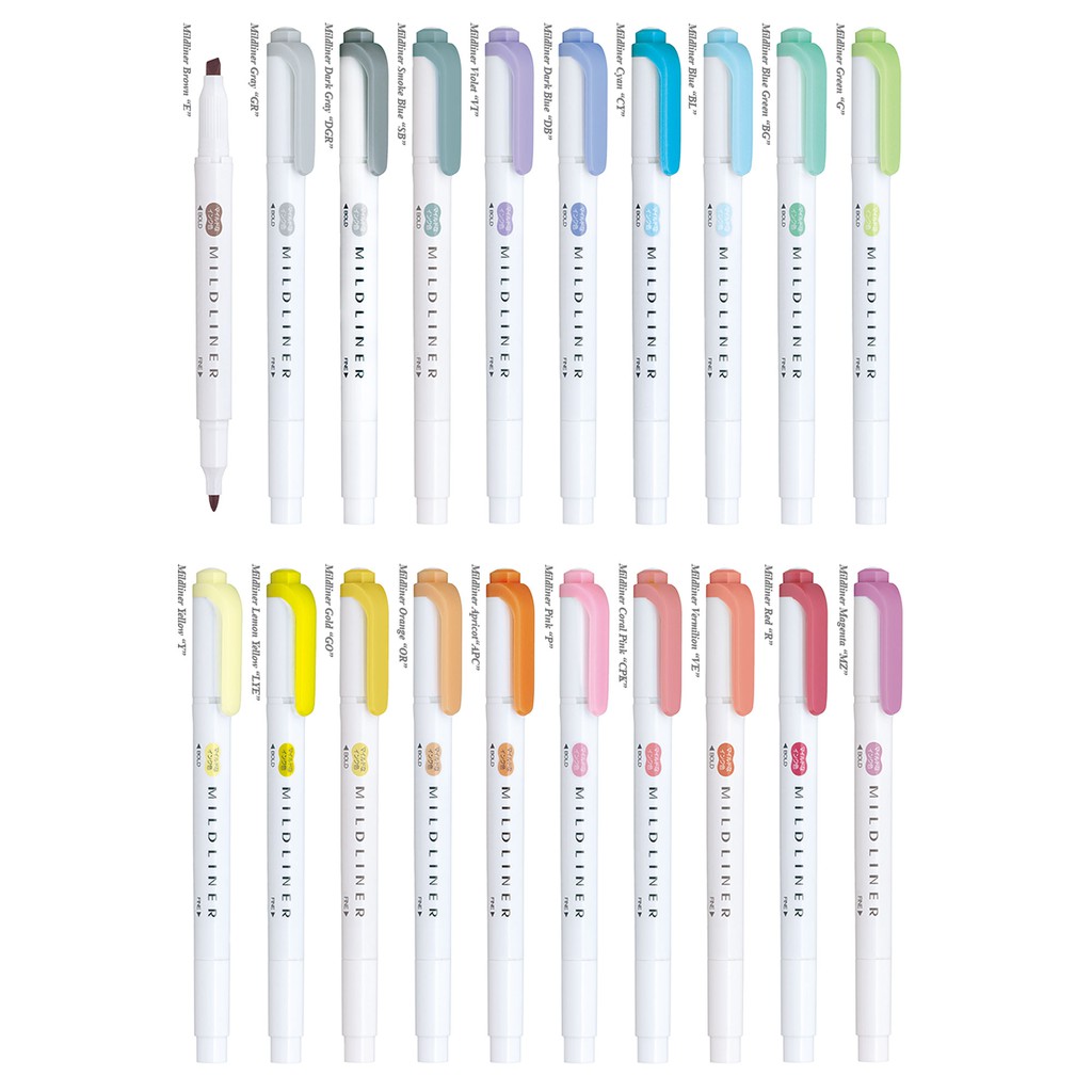 

ZEBRA MILDLINER DOUBLE-SIDED HIGHLIGHTER - FINE / BOLD (1PCS)