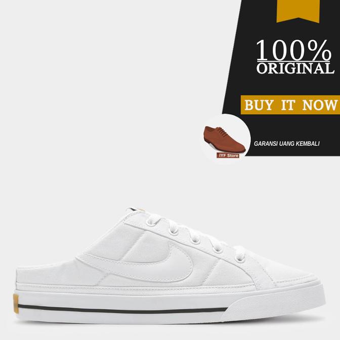 DB3970-100 Sneakers Original Nike Court Legacy Mule - White/Black/Gum