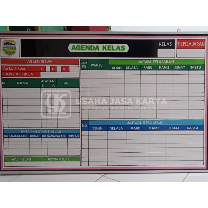 

Papan Data Sekolah Agenda Kelas