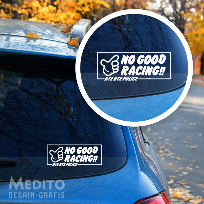 Sticker Cutting No Good Racing