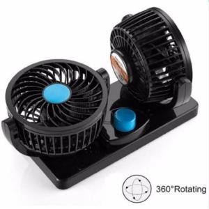 Kipas Angin Mobil Degrees Double Headed Fan