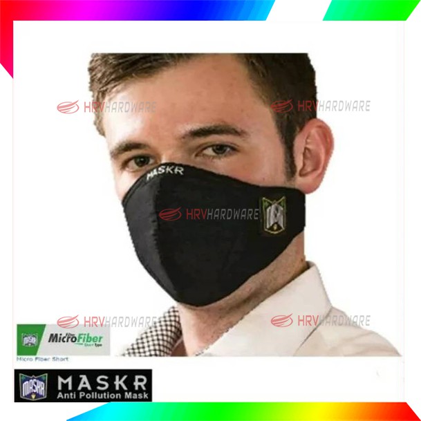 Masker Micro Fiber MASKR Anti Debu Asap Motor Biker Tanpa Carbon ORIGINAL