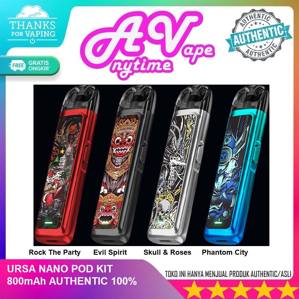 New Colour Ursa Nano Pod Lostvape Asli 100%