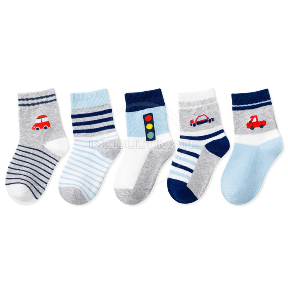 [ 4 - 6 Thn ] 1 Pcs Kaos Kaki Anak Kaos Kaki Balita Motif Random KIDS SOCKS KKA-021 KKA-022