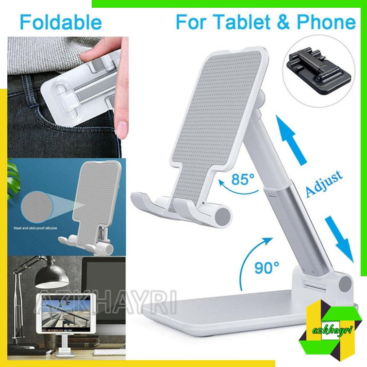 Folding Desktop Phone Tablet Holder Stand Docking HP