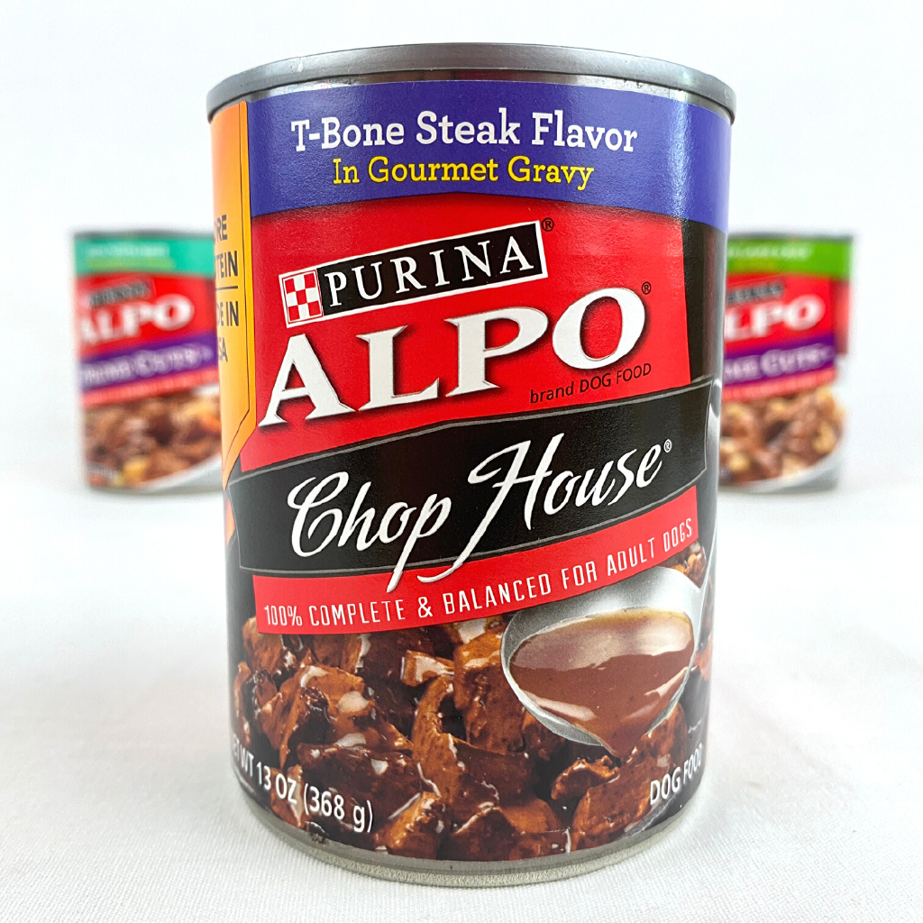 

ALPO Makanan Anjing Basah TBONE Steak Chop House CAN 369g