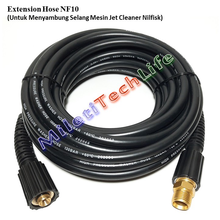 Selang Extension Hose NF10 Panjang 10meter for Nilfisk Jet Cleaner C100 C110 C120 C125 C130