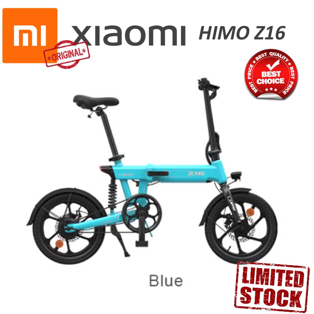 FREE Ongkir Xiaomi HIMO Z16 Sepeda Lipat Elektrik Smart Bicycle 36V250W 80KM