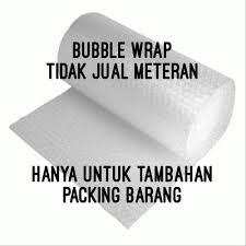 

EXTRA BUBBLE WRAP!!!!!! - Bubble tambahan, packing tambahan agar aman