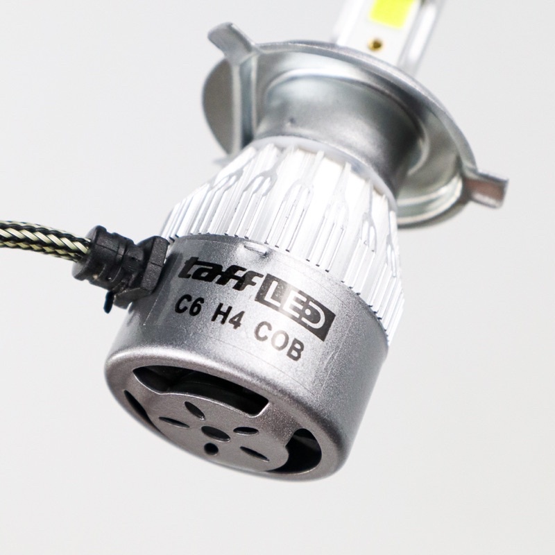 TaffLED Lampu Mobil Headlight LED H4 COB 2 PCS - C6 - White