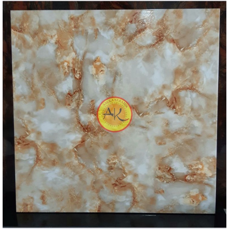 Keramik Lantai Ruangan Motif Marmer Glossy Kilap 50x50