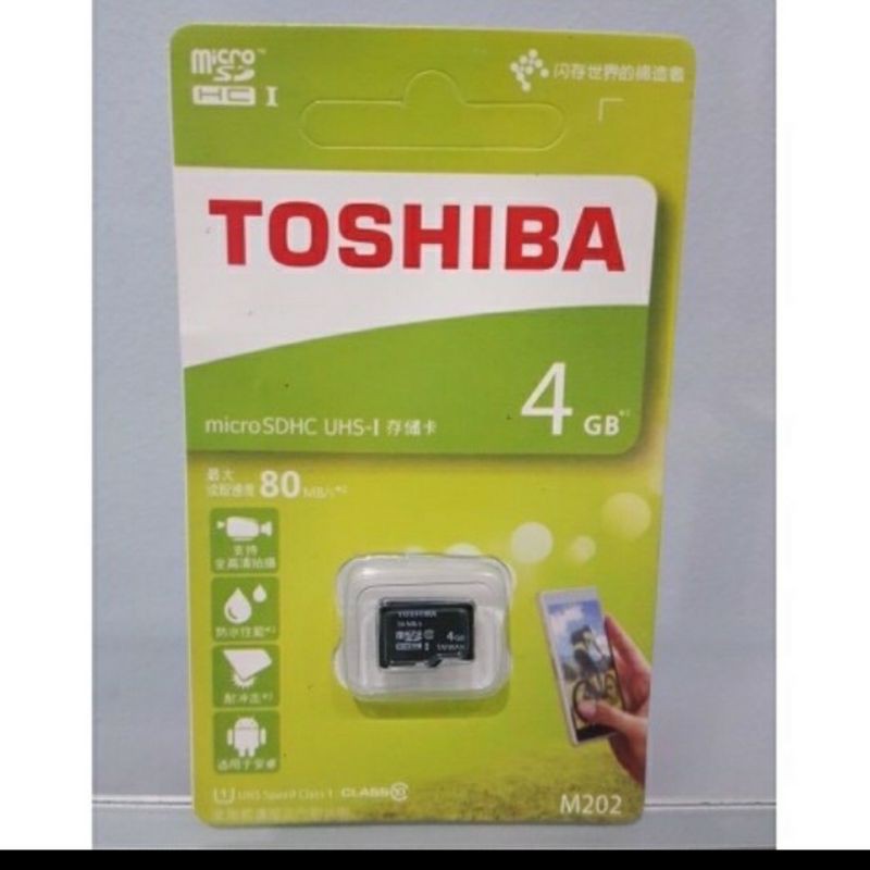 MMC micro Sd Toshiba 4 gb kualitas bagus