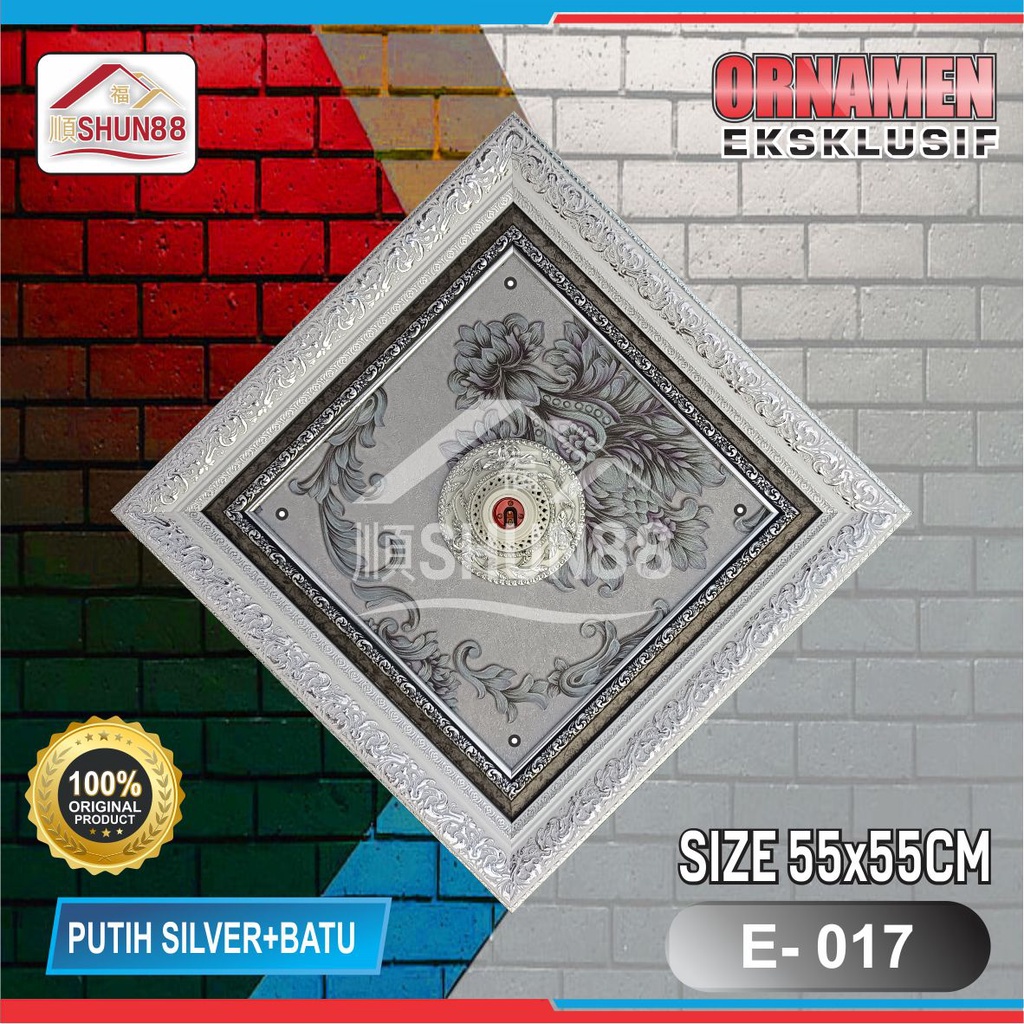 Ornamen Lampu PVC / Ornamen Plafon PVC / Fitting Lampu / Rumah Lampu Hias / Lampu Hias Plafon / Bola