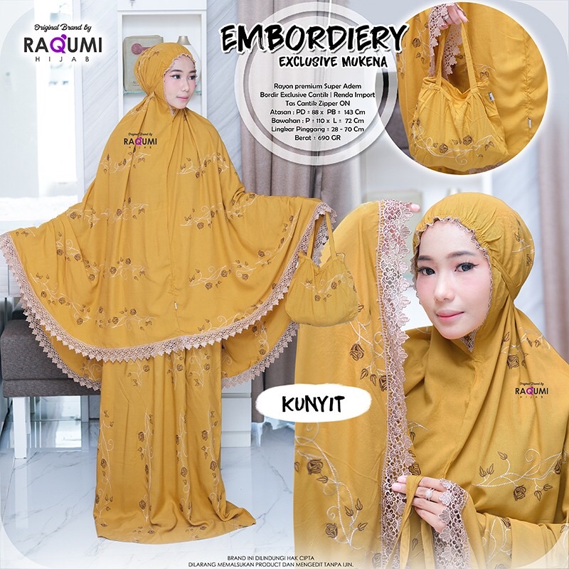 MUKENA DEWASA RAQUMI EMBORDIERY RENDA