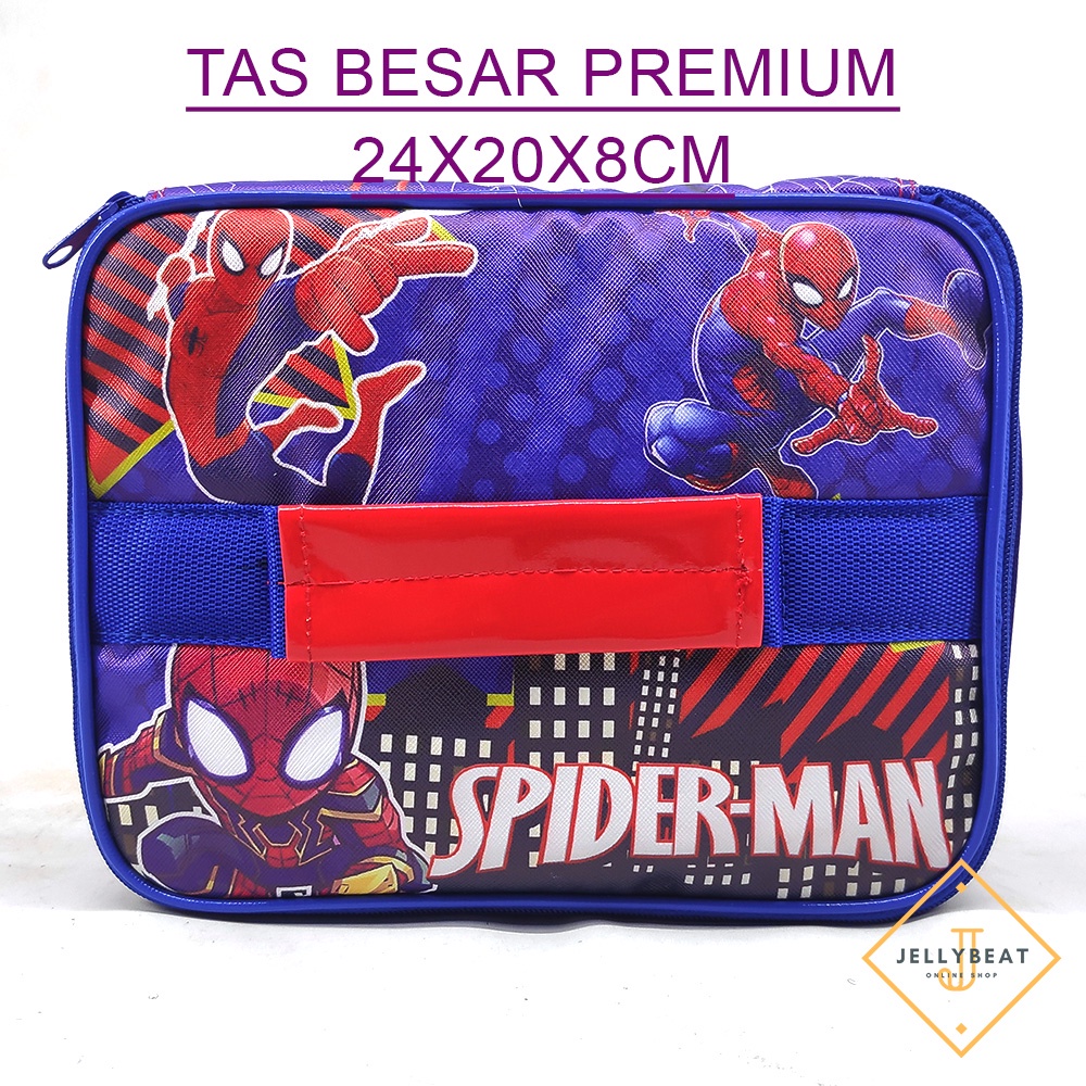 Lunch Bag Premium Single (24x18x8)cm Full Printing - Spiderman