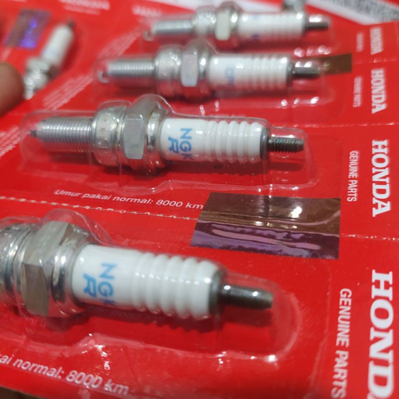 AHM NGK R BUSI PANJANG BUSI MOTOR INJEKSI BUSI INJECT VARIO 125 BEAT FI ORIGINAL AHM