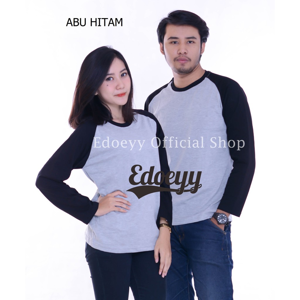 369 Kaos  Couple  Casual Hitam  Abu Daftar Harga Terupdate 