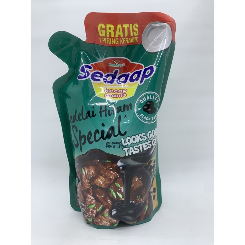 

Kecap Sedaap Kecap Manis SPECIAL REFILL 550ml [HIJAUUU] GRATIS PIRING G ADA Y KAK barcode 8998866202268