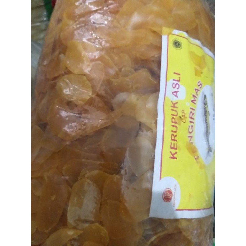 

kerupuk asli cap tenggiri mas 500 gr (mentah)