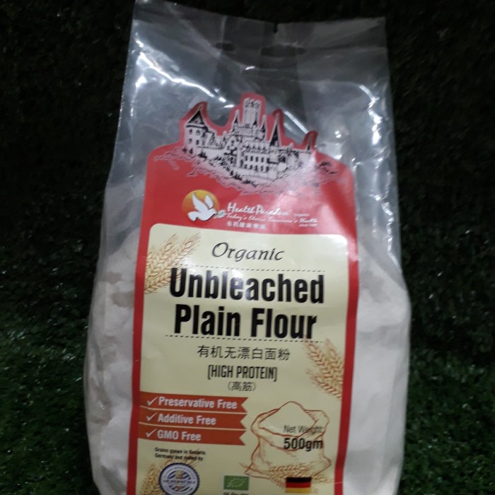 

BISA COD Organic Unbleached Plain Flour High Protein 500g