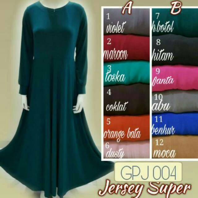 GAMIS POLOS JERSEY PREMIUM JUMBO
